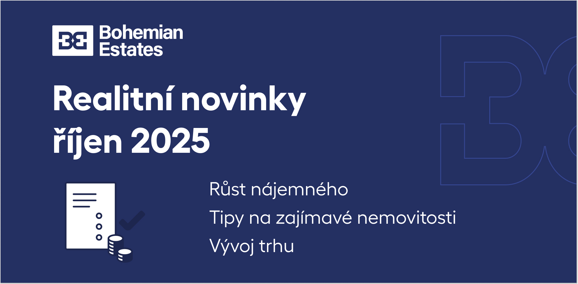 Novinky z realitního trhu - říjen 2025