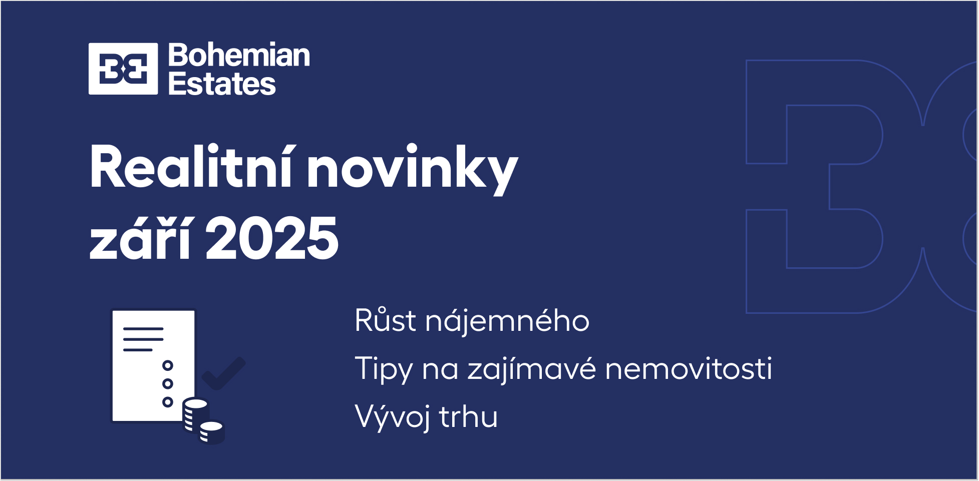 Novinky z realitního trhu - září 2025