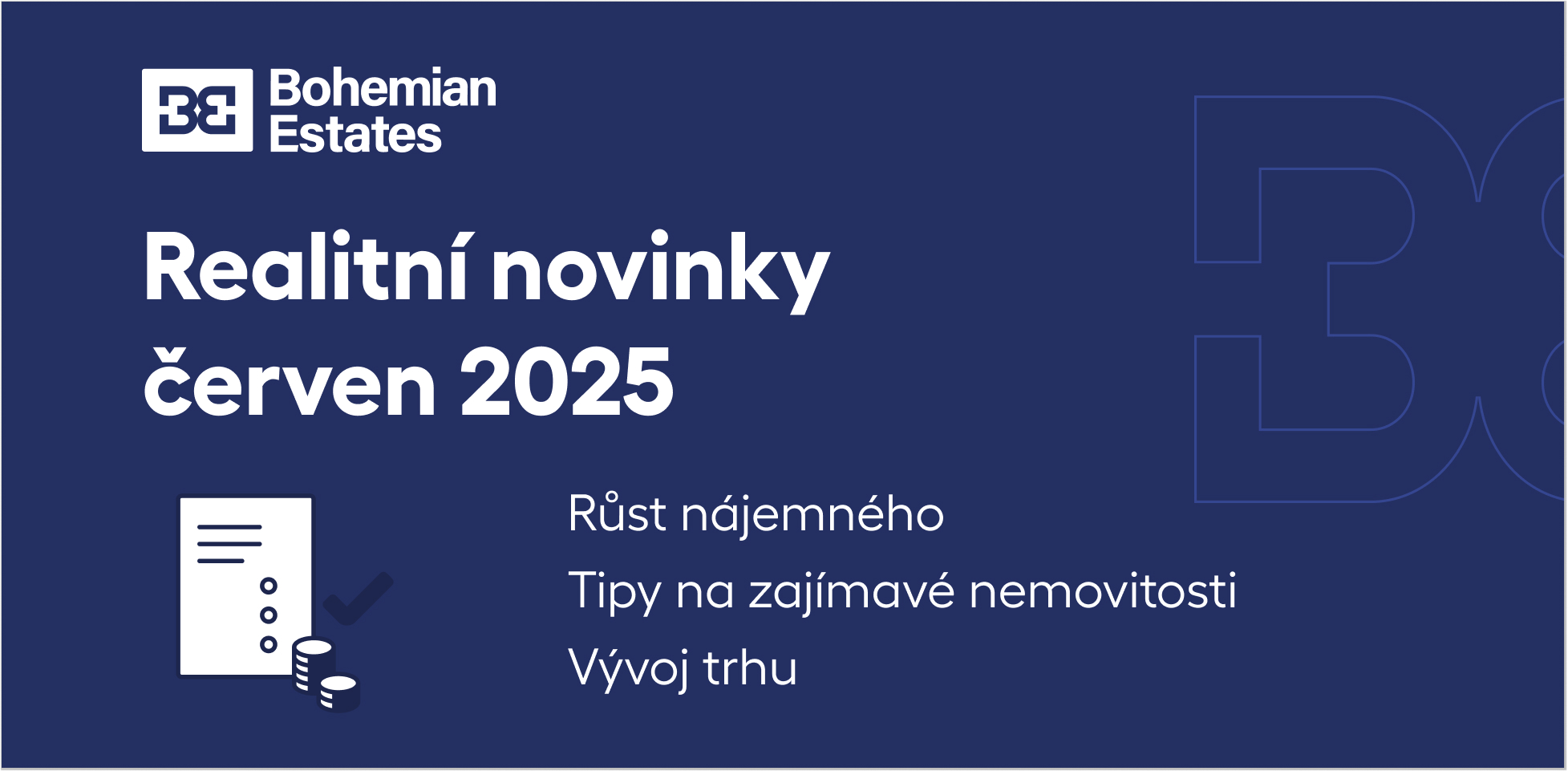 Novinky z realitního trhu - červen 2025